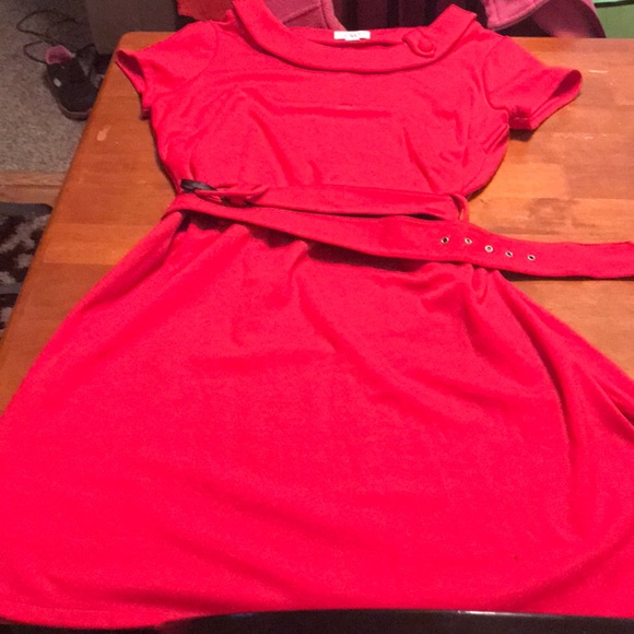 cato red dress